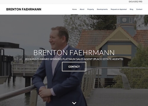 brenton faehrmann personal website